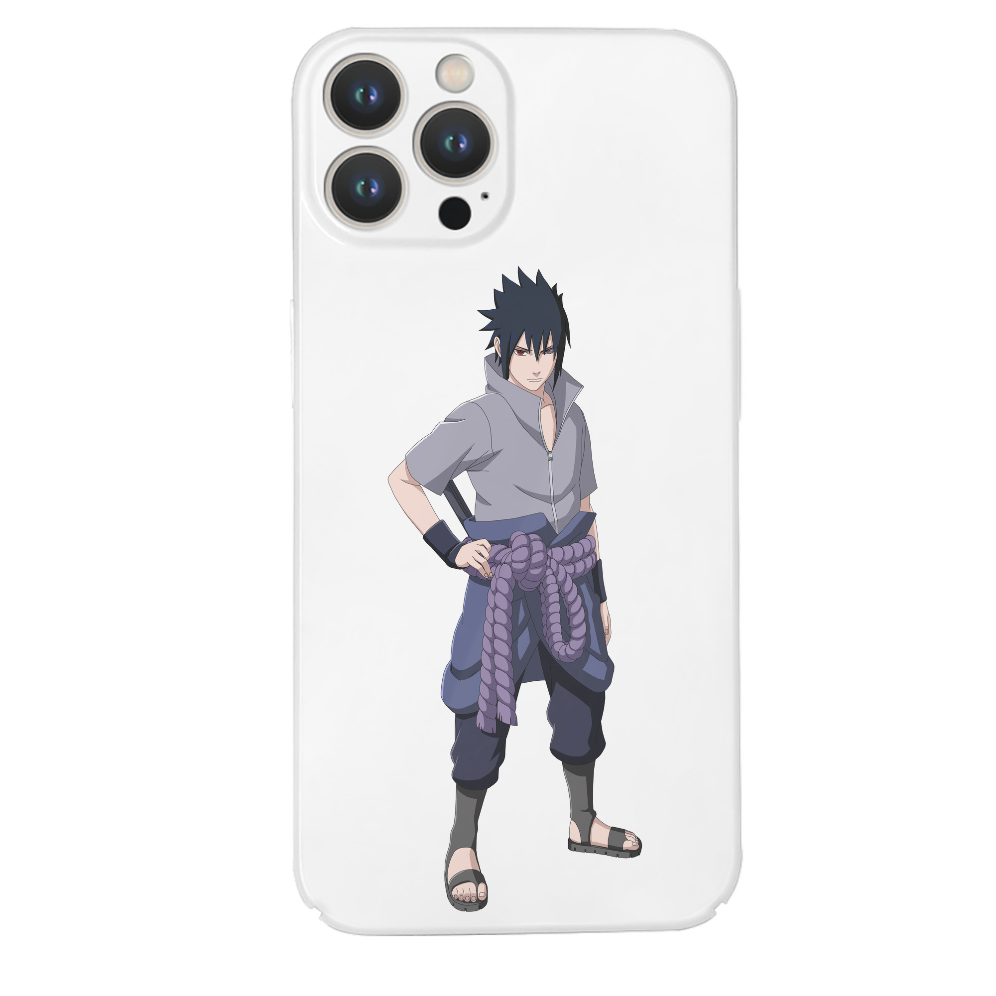 （画像用） NARUTO -ナルト- うちは サスケ Uchiha Sasuke 【iPhone 14シリーズ対応】ハードケース